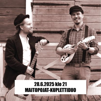 Maitopojat-kuplettiduo (Mikko Nuorala & Tommi E. Virtanen)